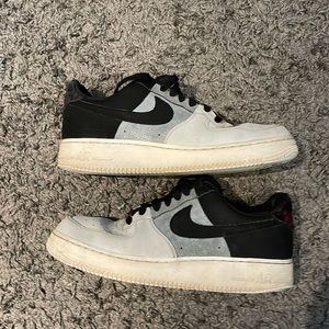 Nike Air Force 1 black smoke grey